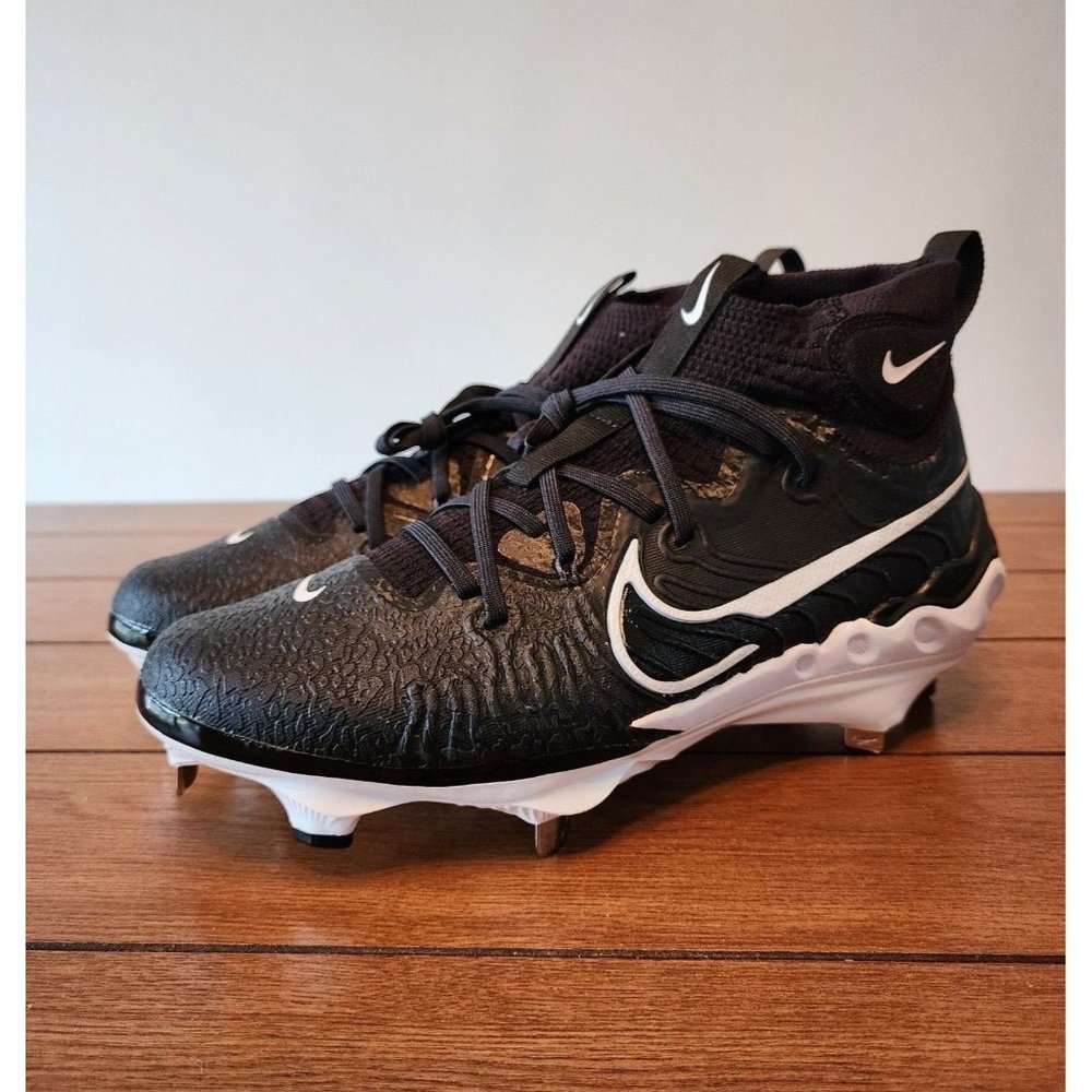 Nike Alpha Huarache NXT Black/White Baseball Cleats Men's Sz Various DJ6517-001